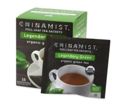 China Mist - Legendary Green Organic Black Full Leaf Tea Sachet, 2 Boxes 15 Count - Biodegradable And Individually Wrapped -Drinks Shop 6p 209 cm legendarygreen 15ct b 1