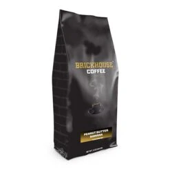 Brickhouse Ground Coffee, Peanut Butter Banana, 4/12 Oz Bags -Drinks Shop brickhouse ground coffee peanut butter banana 12oz bag 1 1
