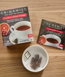 China Mist - Cranberry Blood Orange Organic Black Full Leaf Tea Sachet, 2 Boxes 15 Count Each -Drinks Shop china mist cranberry blood orange organic black full leaf tea sachet 15 count 1 1