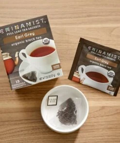 China Mist - Earl Grey Organic Black Full Leaf Tea Sachet, 4 Boxes 15 Count Each -Drinks Shop china mist earl grey organic black full leaf tea sachet2 1 1 1