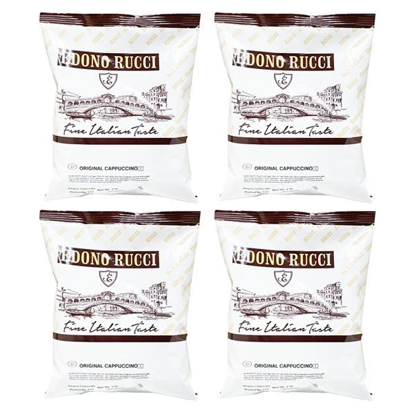Edono Rucci Original Cappuccino Mix, 4 Bags ( 2 Lbs Each)