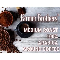 Farmer Brothers Medium Roast 100% Arabica Ground Coffee, 1/5 Lb Bag -Drinks Shop farmer brothers arabica ground coffee2