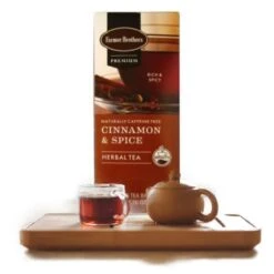 Farmer Brothers Premium: Cinnamon Hot Tea, 6/25 Ct Tea Boxes -Drinks Shop fbcinnamonspice 2
