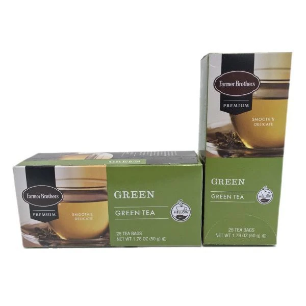 Farmer Brothers Premium: Green Tea, 6/25 Ct Tea Boxes 4 Farmer Brothers Premium: Green Tea, 6/25 Ct Tea Boxes - Image 2