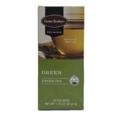 Farmer Brothers Premium: Green Tea, 2/25 Ct Tea Boxes 9 Farmer Brothers Premium: Green Tea, 2/25 Ct Tea Boxes -Drinks Shop fbgreentean2 2
