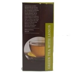 Farmer Brothers Premium: Green Tea With Lemon, 2/25 Ct Tea Boxes -Drinks Shop fblemontea2 1
