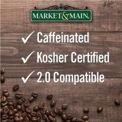 Market & Main Chocolate Peanut Butter Single Serve Coffee Cups, 2 Boxes (24 Cups) -Drinks Shop market main chocolate peanut butter cup coffee single serve cups 12cups3 2