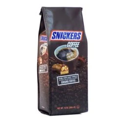 Snickers Caramel, Peanuts, Nougat And Chocolate, Naturally And Artificially Flavored Ground Coffee, 2/10 Oz Bags
